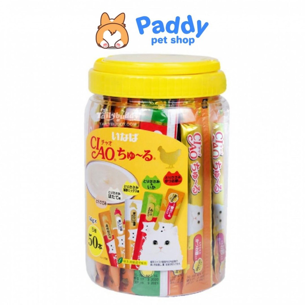 Súp Thưởng Mèo Ciao Churu Mix Nhiều Vị