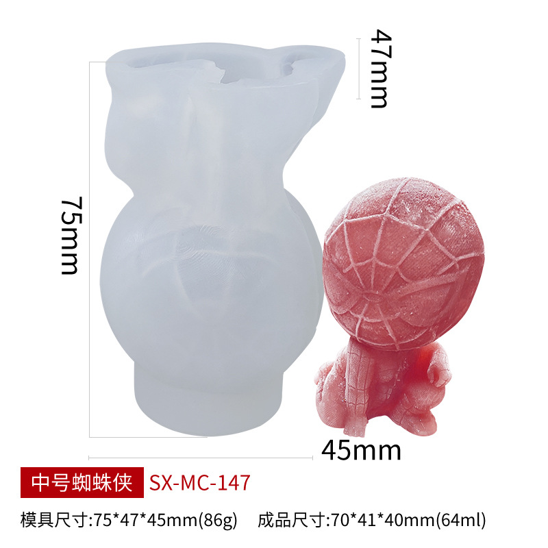 Khuôn Silicon Làm Đá Viên Đa Năng Hình Người Dễ Thương