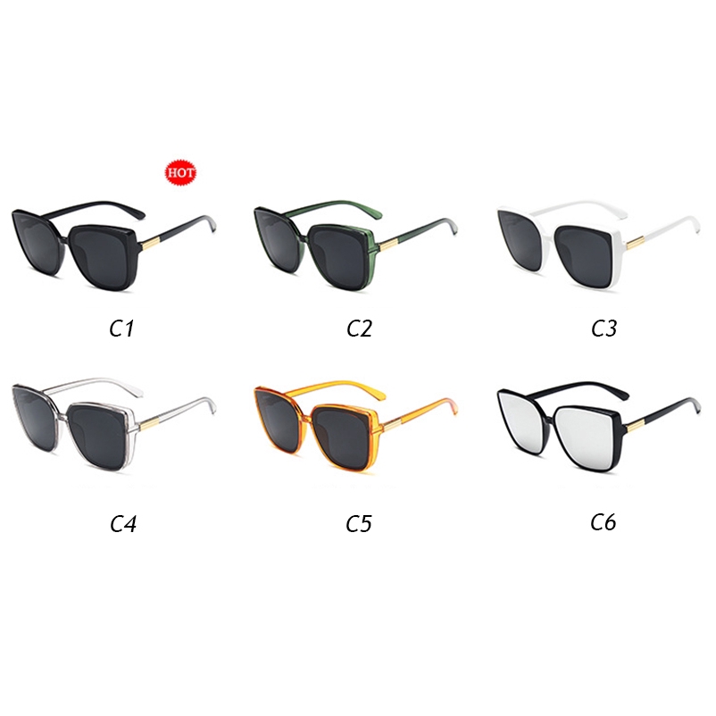 Kính Mát Gọng To Chống Tia Uv Phong Cách Retro