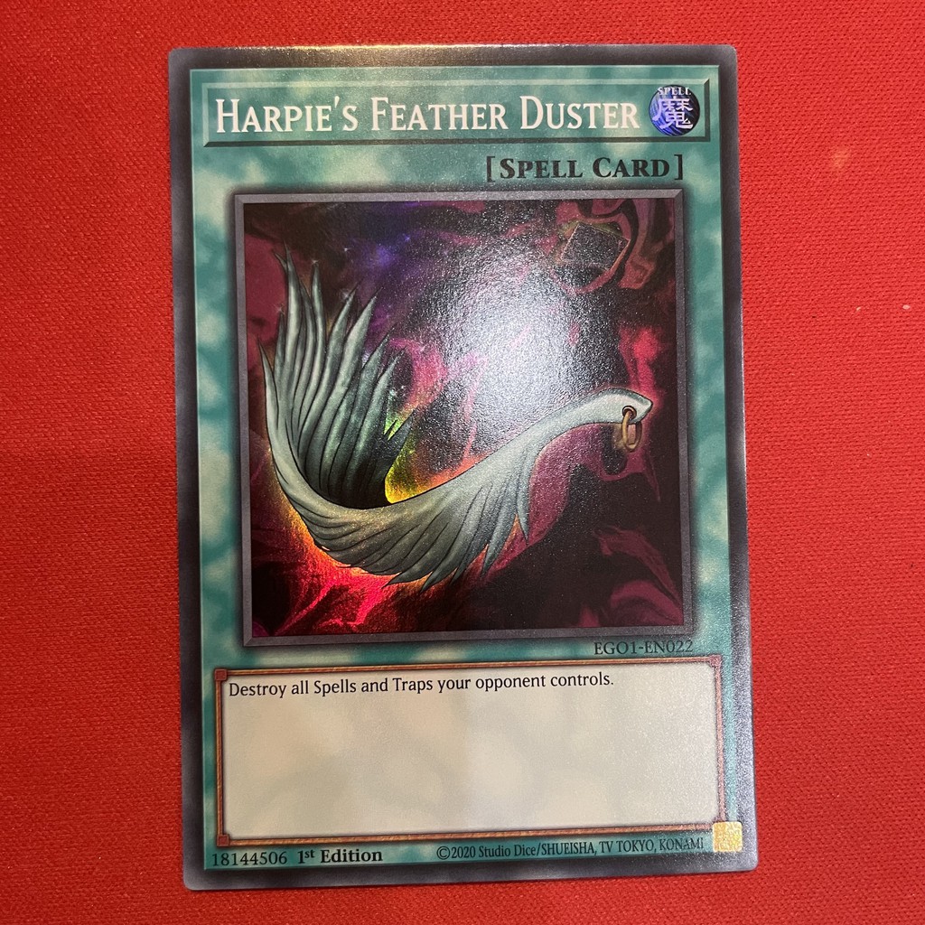 HOT]Thẻ Bài Yugioh Chính Hãng] Chổi Lông Gà - Harpie Feather's Duster
