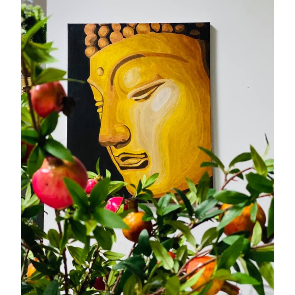 Tổng hợp các mẫu tranh số hóa Phật được yêu thích nhất size 40x50cm đã căng khung và đầy đu phụ kiện