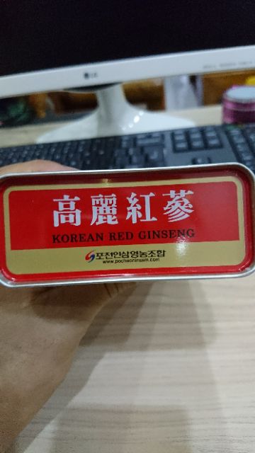 Hồng sâm củ khô pocheo 75gr loại 5 củ