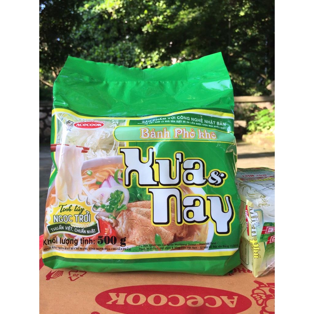 BÁNH PHỞ KHÔ XƯA VÀ NAY ACECOOK 500G
