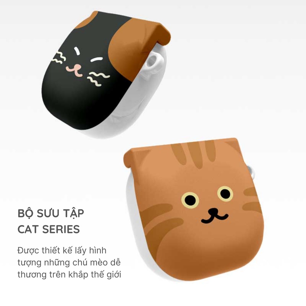Ốp bảo vệ Cat Series dành cho Galaxy Buds Live / Buds Pro / Buds 2 / Buds 2 Pro - Hãng DC Case