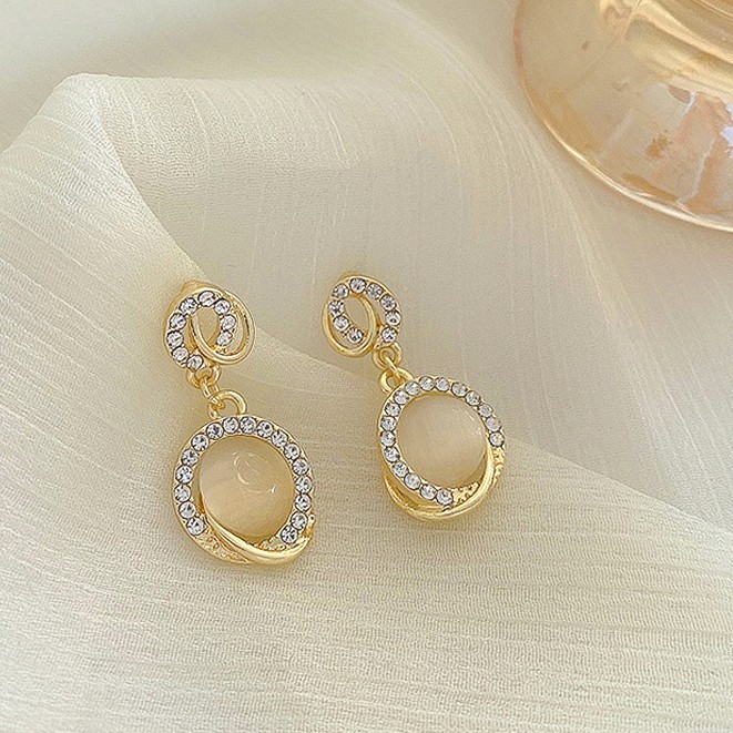 MOCHASHUBông tai mạ bạc 925 phong cách hàn quốc dành cho nữ