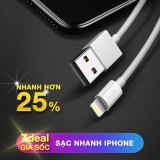 Cáp sạc nhanh iPhone dài 30cm hàng chuẩn Bagi Vietnam - Bảo hành 1 năm lỗi 1 đổi 1
