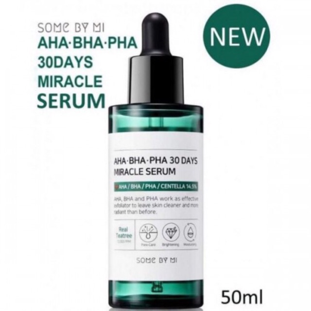 [Chính Hãng] Serum Cho Da Mụn Some By Mi AHA-BHA-PHA 30 Days Miracle Fullsize 50ml