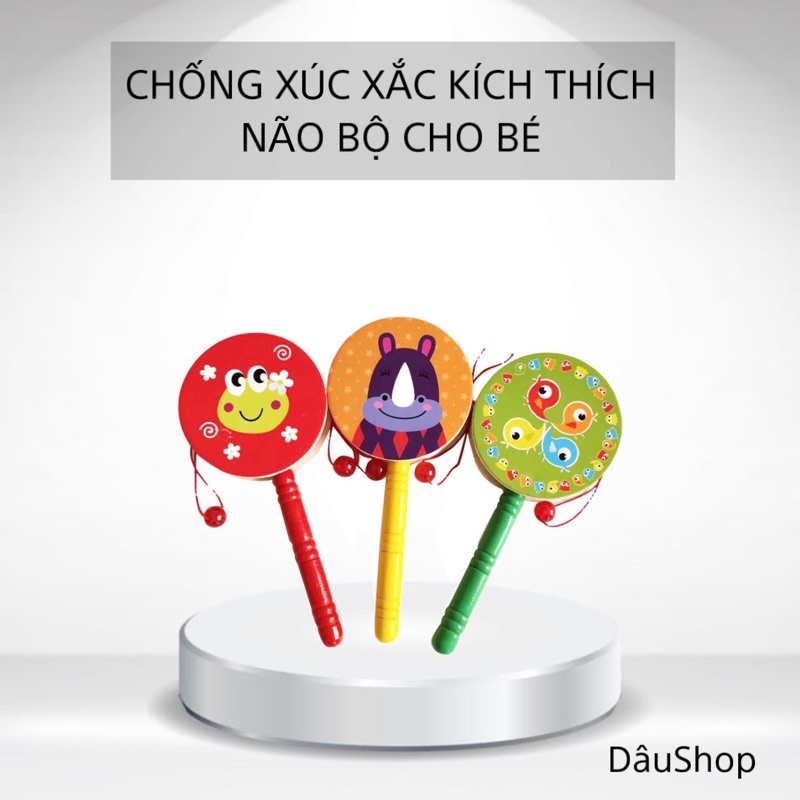 Trống xúc sắc kích thích não bộ cho bé