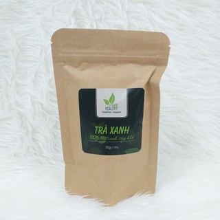 Trà xanh làm trà Kombucha Viethealthy 30g