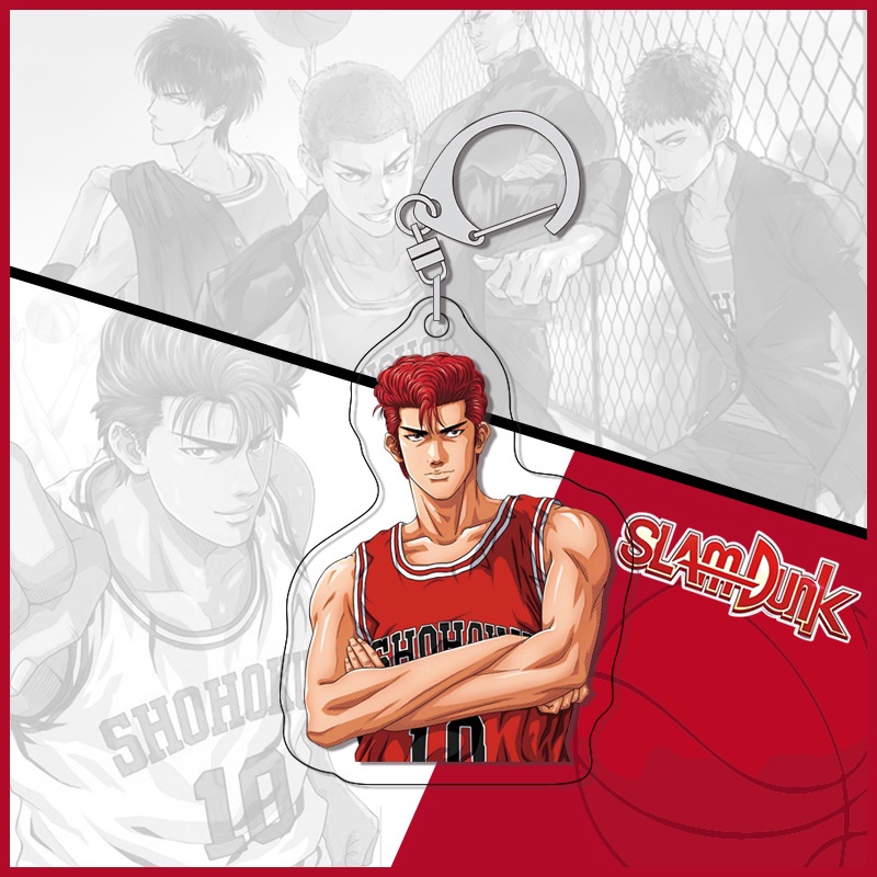 Móc Khóa Nhựa Acrylic Hình Nhân Vật Trong Slam Dunk Dễ Thương