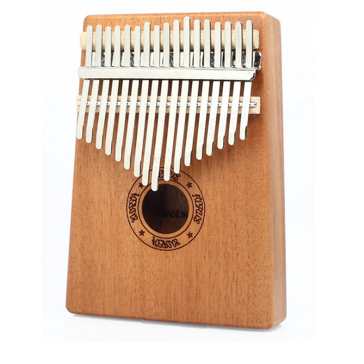 [Có sẵn] Đàn kalimba 17 phím gỗ nguyên khối Mahagony KR000018