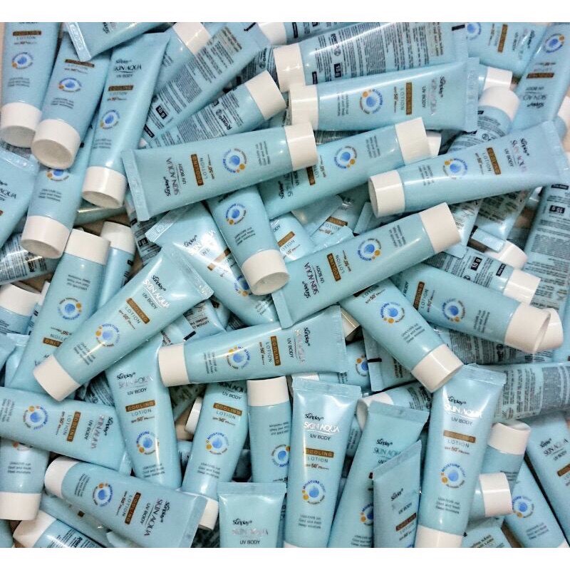 Kem chống nắng dưỡng thể trắng mịn Sunplay Skin Aqua UV Body Whitening Lotion &amp;Cooling LotionSPF 50+ PA++++,15g