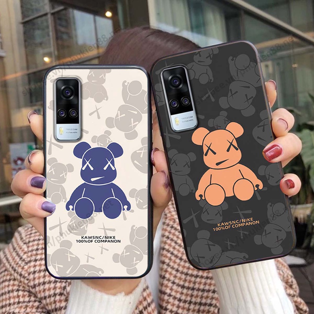 Ốp lưng Vivo Y20 hình Robot Bear, Kawsnc bảo vệ điện thoại