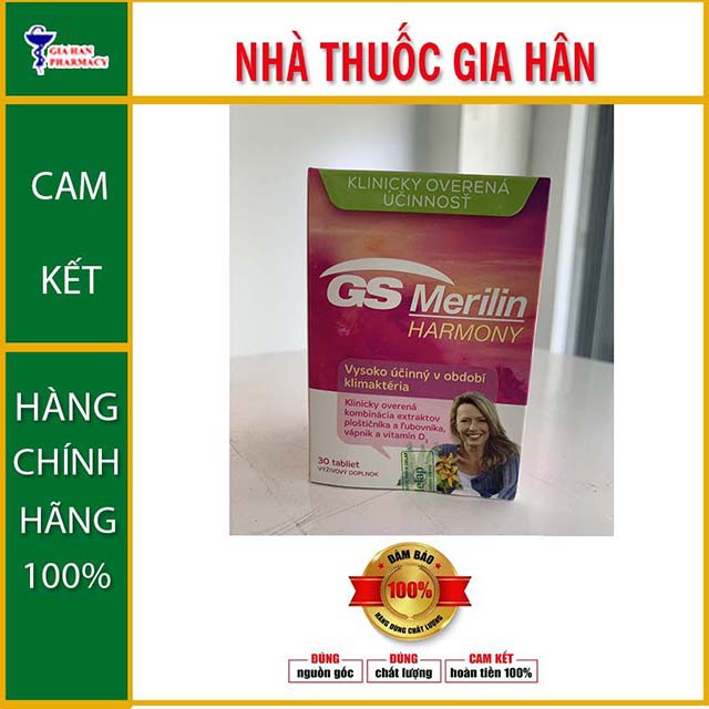 GS Merilin Harmony - Giải Pháp Cho Phụ Nữ Thời Kỳ Mãn Kinh (Lọ 30 Viên)