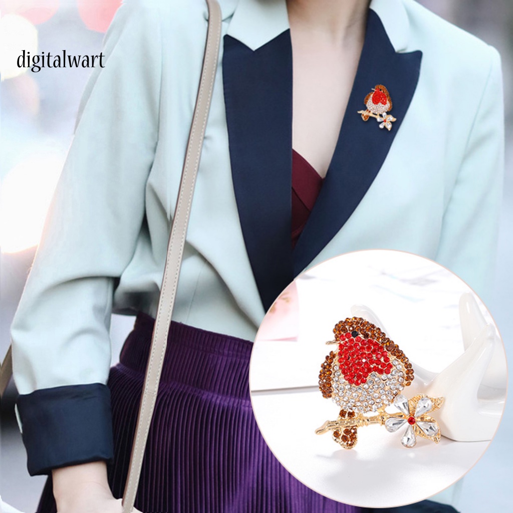 Kỹ Thuật Số| Trâm Cài Áo Hình Hoa Đính Đá Sáng Tạo