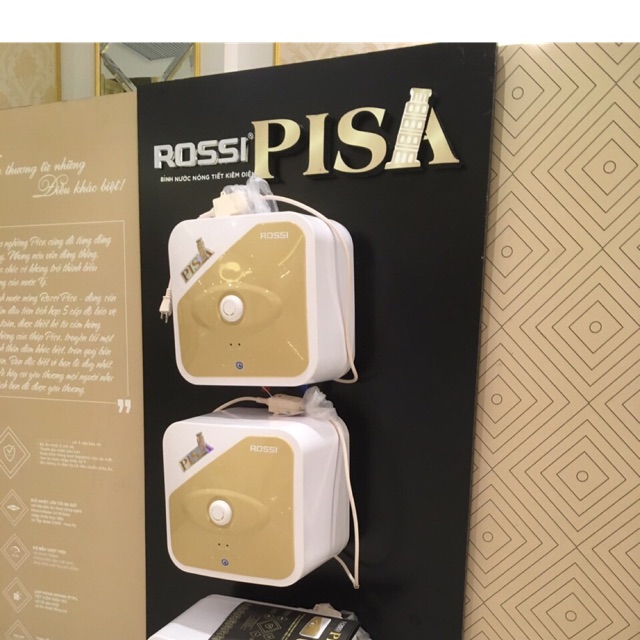 [ELHAT10 giảm tối đa 150K] Bình nước nóng Rossi Pisa 20 lít RPS20SQ