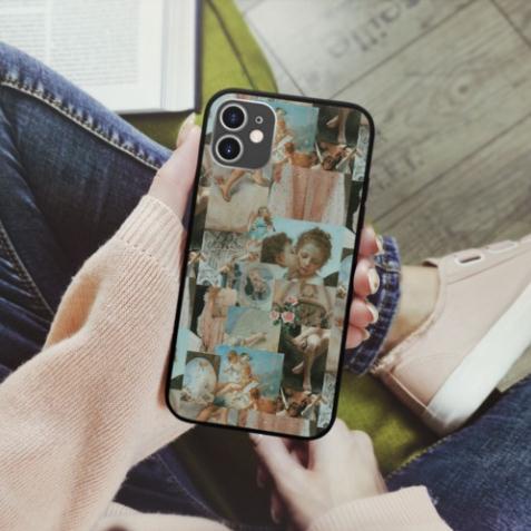 Ốp lưng iphone SAMSUNG baby angles collage art aesthetic chống bẩn  cho các dòng iPhone PAP20210747