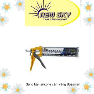 Súng bắn Silicone cán vàng