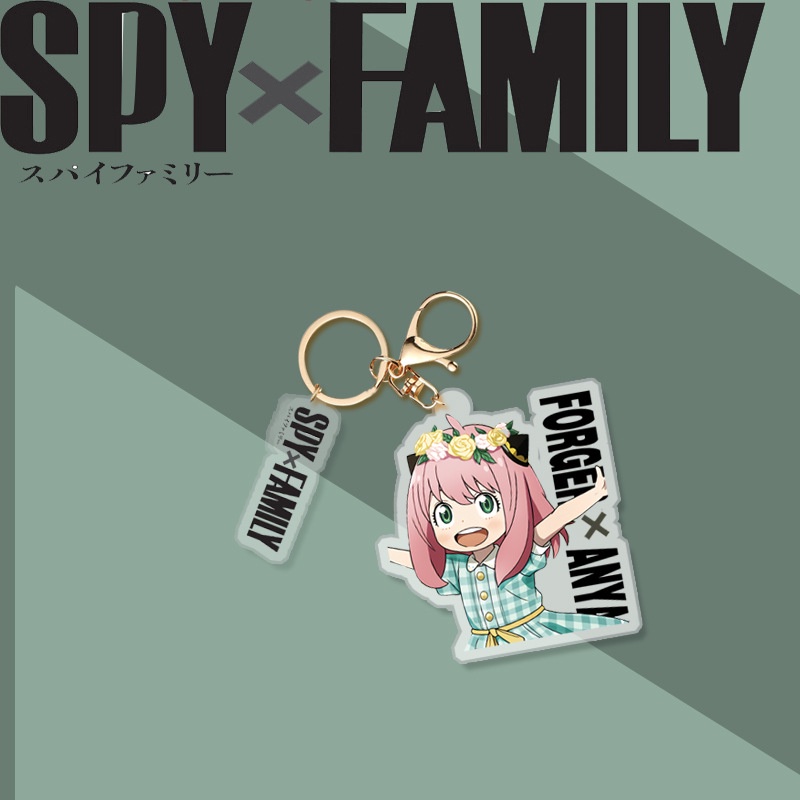 Móc Khóa Nhựa Acrylic Hai Mặt Hình Nhân Vật Hoạt Hình Dễ Thương