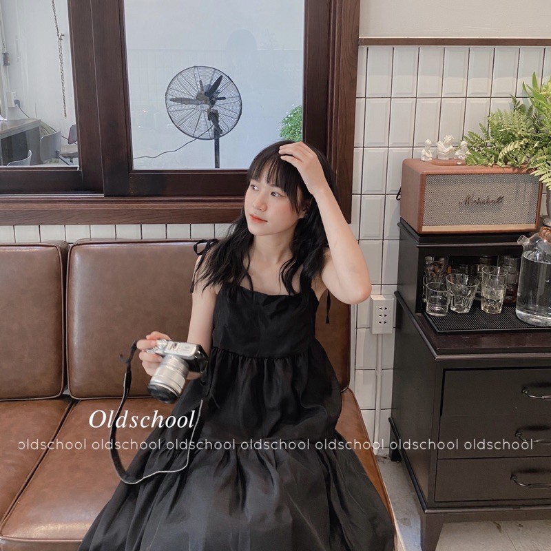 VÁY 2 DÂY VOAN TƠ ULZZANG (ảnh thật/video)