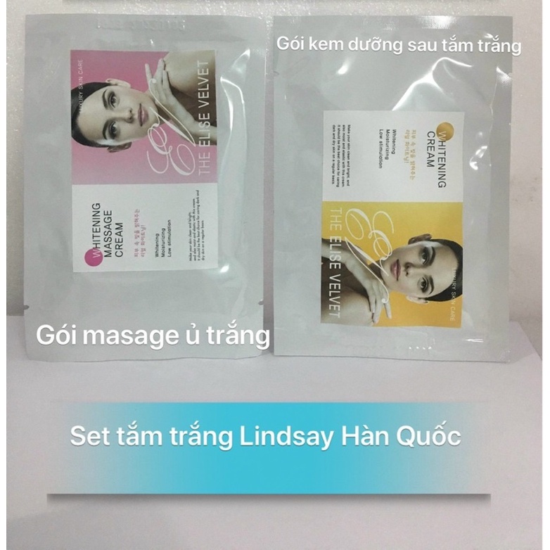 Gói tắm trắng LINDSAY hàng chuẩn Hàn Quốc siêu hiệu quả