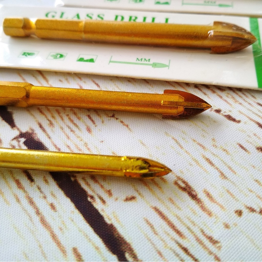 SV Bán lẻ mũi khoan kính 4 lưỡi chuôi lục giác