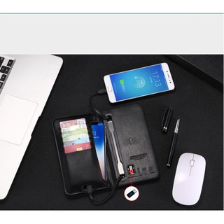 Ví bóp nam tích hợp sạc không dây cho điện thoại 5000mAh [Giá đẳng cấp]
