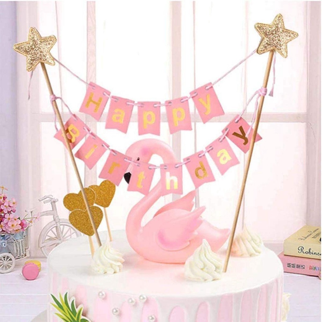 Bánh Topper LLOYD Trẻ Em Người Lớn Tự Làm|Dải Băng Trang Trí Bánh Kem Chữ Happy Birthday