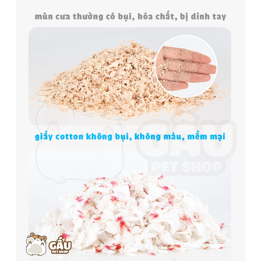 Giấy lót chuồng Jonsanty cho Hamster &amp; thú cưng nhỏ