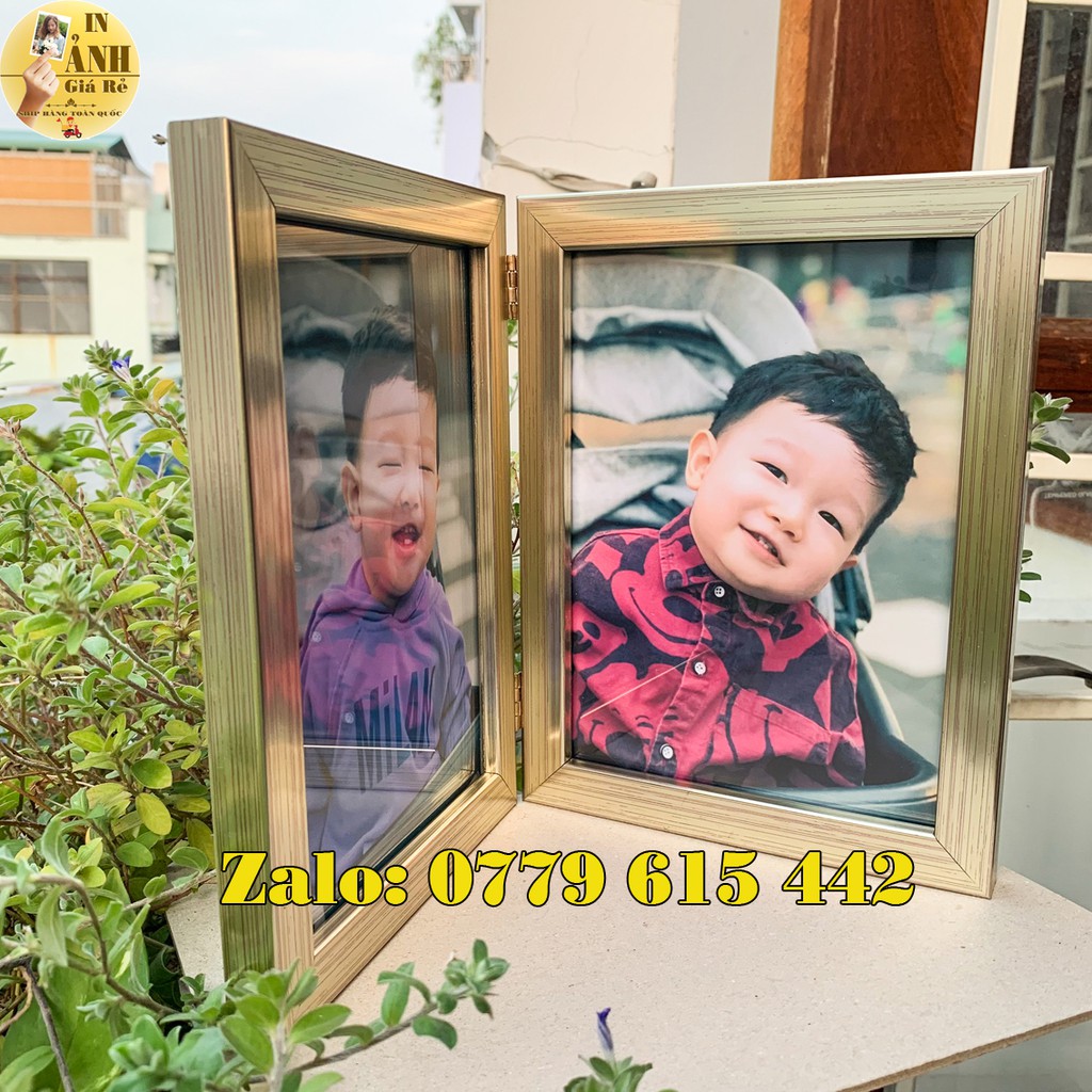Khung đôi để bàn 13x18