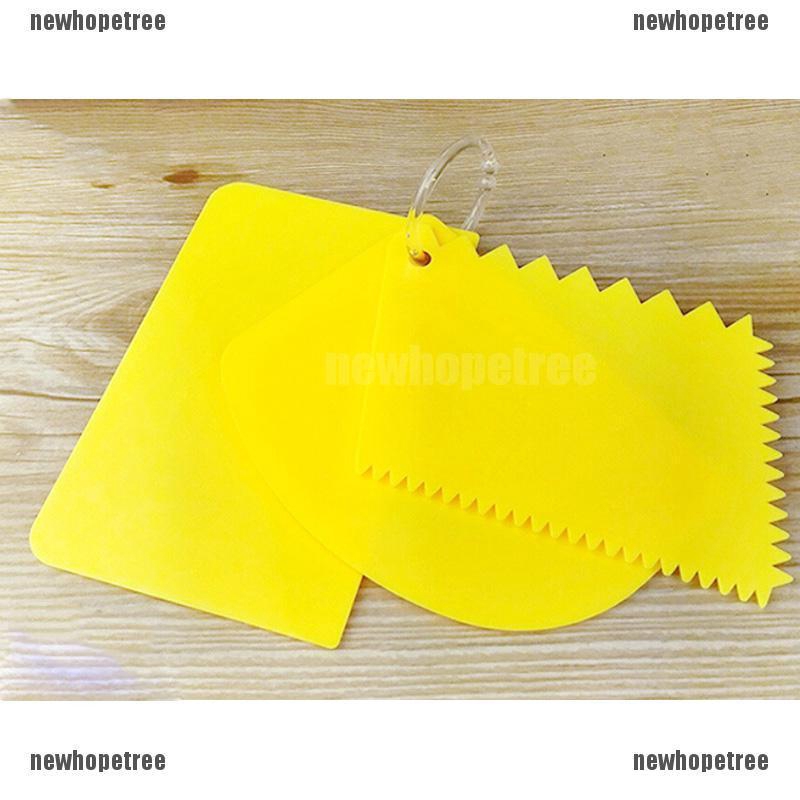 Bộ 3 Khuôn Nhựa Bóng Làm Bánh Kem