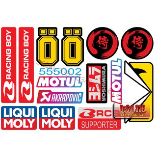Tem logo hot mat fendi ohlins tem xe máy 555002