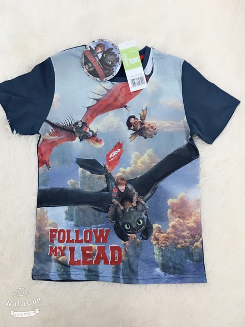 Áo Bí kíp luyện rồng- How to train your Dragon- xách tay Pháp auth cotton 100%
