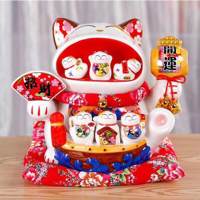 MÈO THẦN TÀI-ĐẠI CHỦY ĐẠI PHÚC  cao 30cm