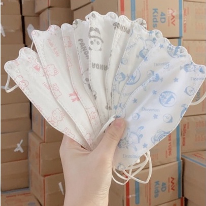 Khẩu trang KF94 trẻ em - MINH VƯỢNG - kháng khuẩn - chống bụi mịn