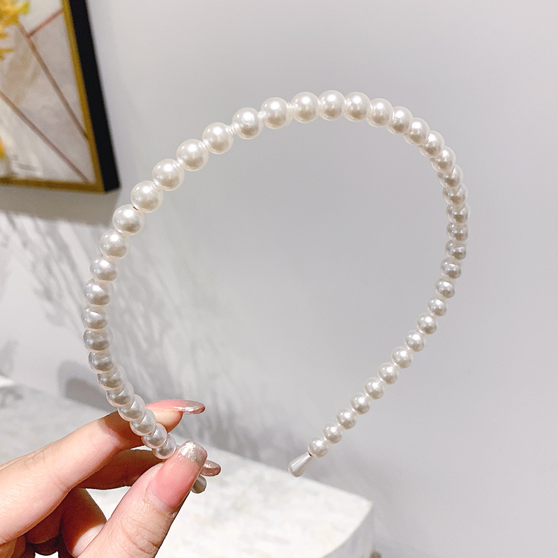 Băng đô đính ngọc trai đơn giản dành cho nữ