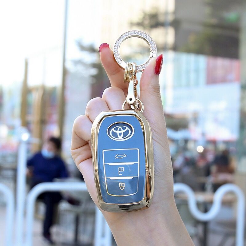 Vỏ Bọc Chìa Khóa Xe Hơi Toyota Lei Ling Corolla Camry Highlander bọc chìa khoá móc khoá ô tô toyota bọc chìa khoá camry 2016 Móc chìa khóa xe mer bọc khoá xe ô tô toyota