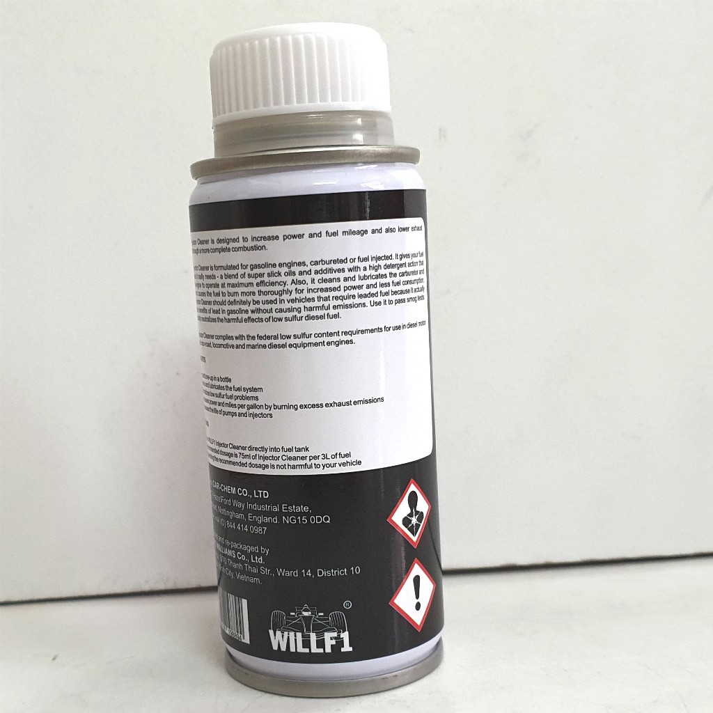 VỆ SINH KIM PHUN BUỒNG ĐỐT WILLF1 INJECTOR CLEANER 75ML