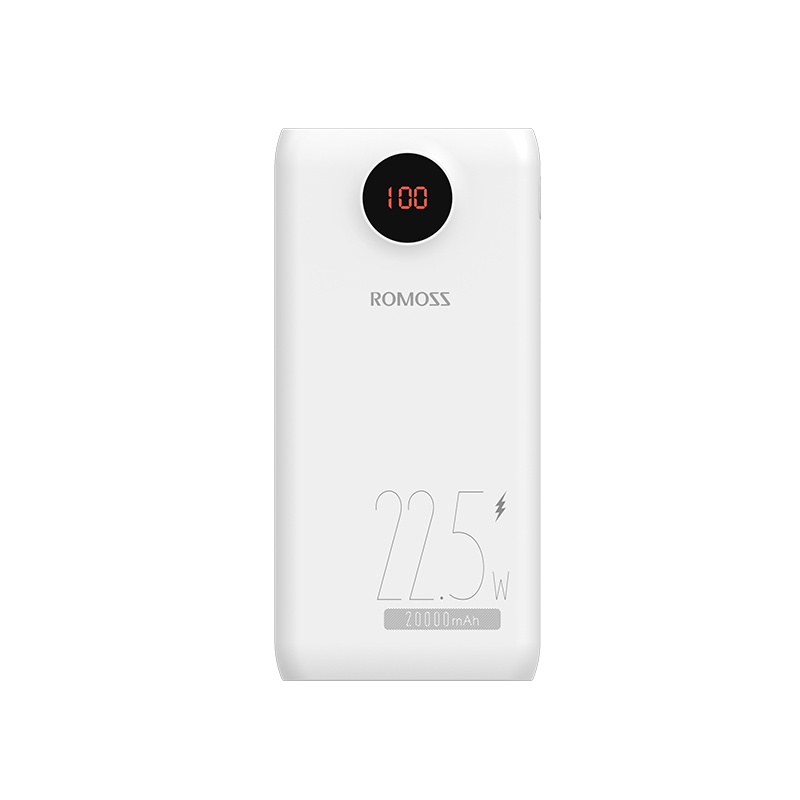 Sạc dự phòng 20000mAh, Pin dự phòng Romoss, sạc nhanh 22.5W, QC3.0, PD20W...bảo hành 12 tháng