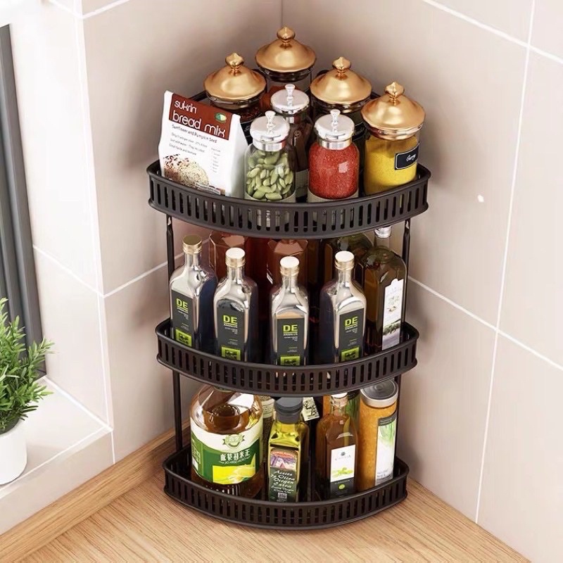 Kệ Góc Để Gia Vị - Đồ Dùng Nhà Bếp Tiện Lợi Sơn Tĩnh Điện