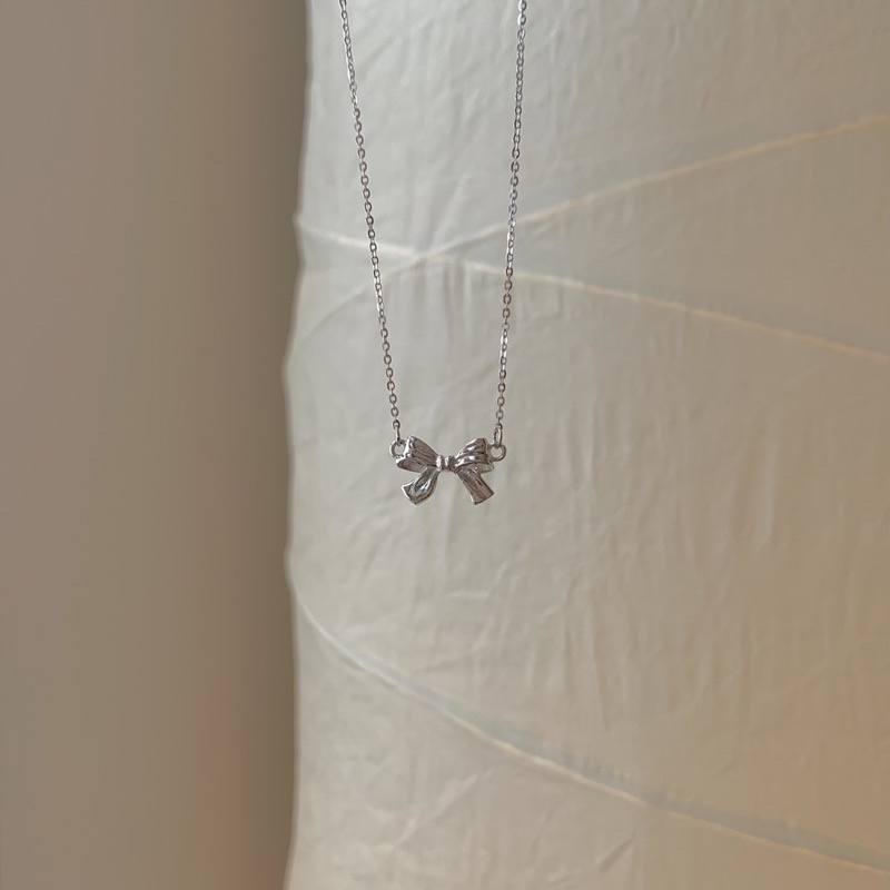 Dây chuyền vòng cổ nơ Bạc 925 - Carrie necklace