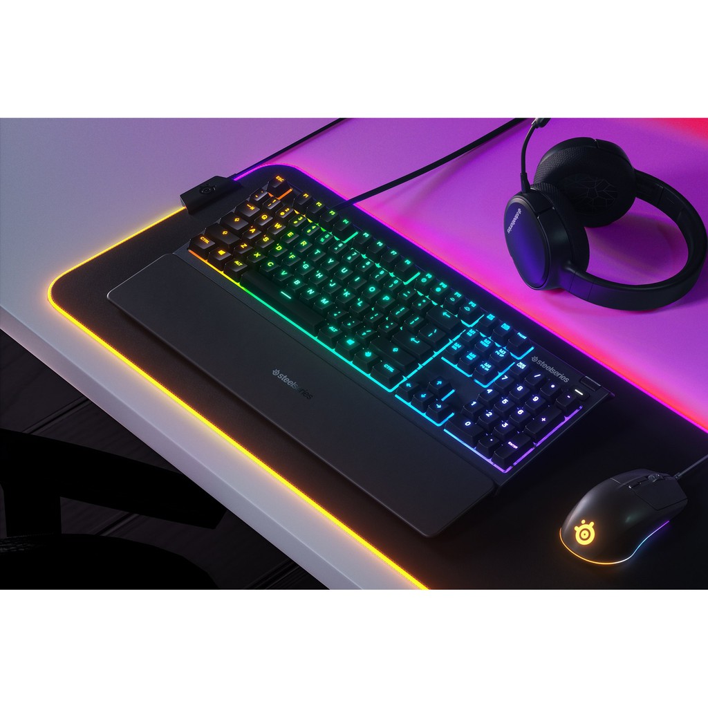 Bàn phím Gaming Steelseries Apex 3 RGB chống nước full size