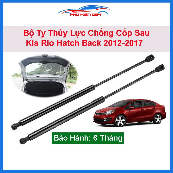 Bộ ty thủy lực chống cốp sau Rio Hatch Back 2012-2013-2014-2015-2016-2017 mở cốp tự động
