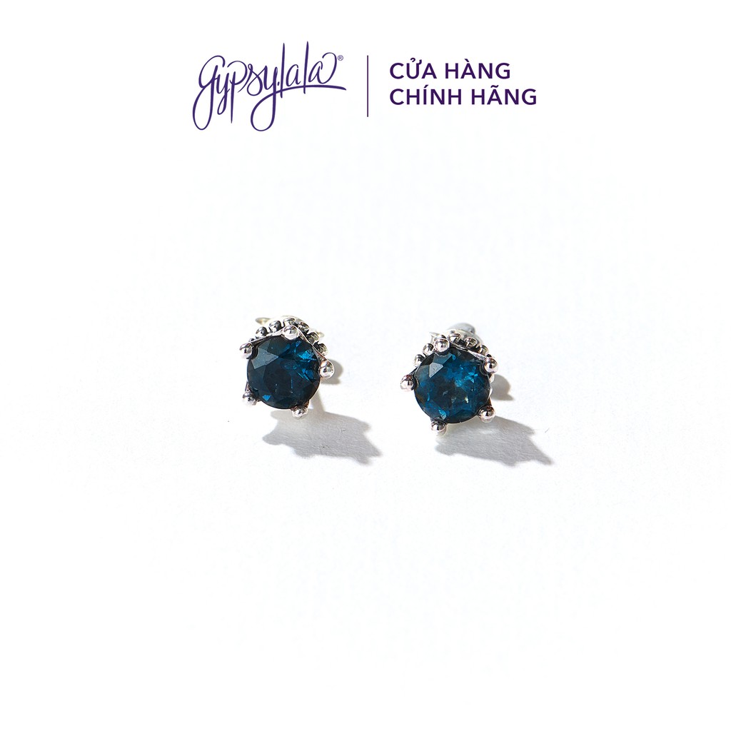 Bông Tai Bạc 925 Đá Topaz Thiên Nhiên Tình Yêu Hy Vọng SP003241 Gypsy.lala