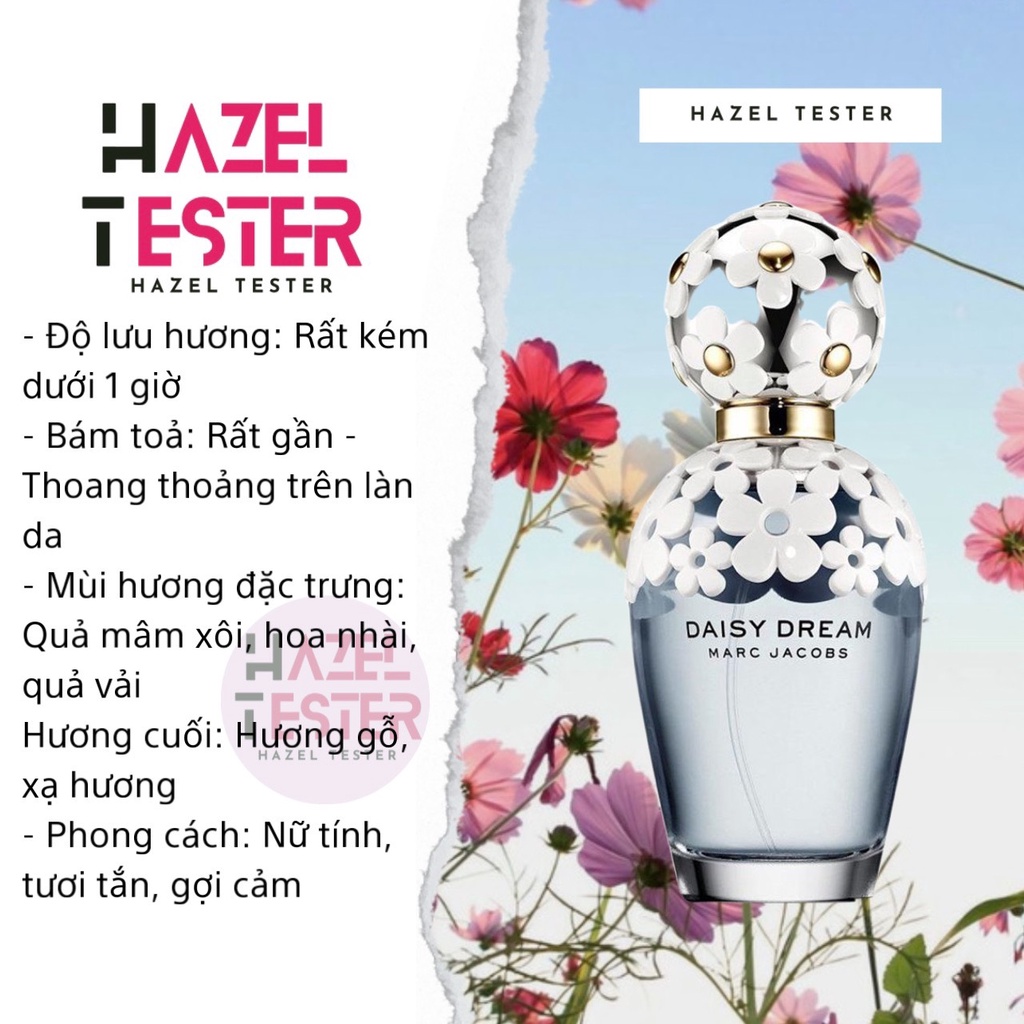 ✨ Nước hoa Marc Jacobs Daisy Dream EDT [ʜᴀᴢᴇʟ ᴛᴇsᴛᴇʀ]