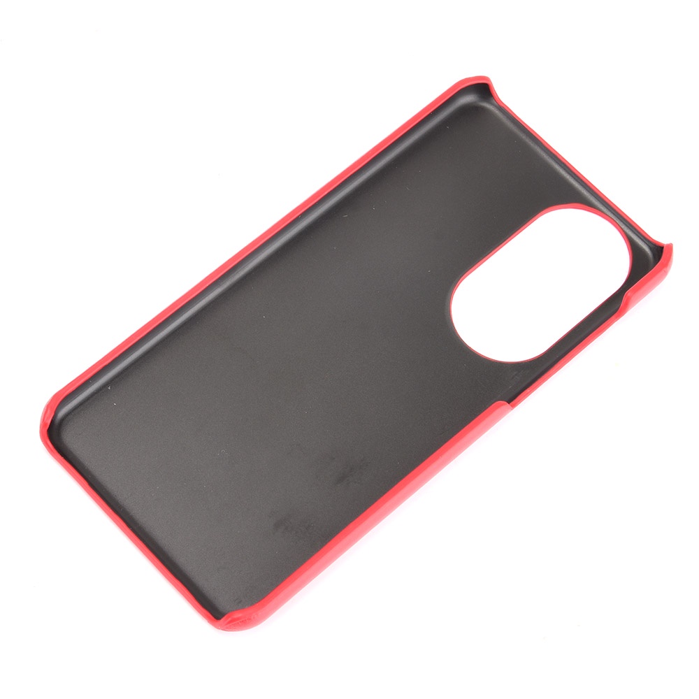 Ốp điện thoại Chất Liệu PC Phối Da PU Cho HuaWei P50 / P50 Pro