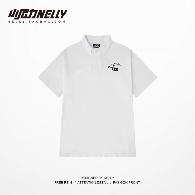 Áo thun nam POLO thiết kế bò sữa vải cá sấu cotton cao cấp ngắn tay cực sang trọng và lịch lãm - Po07