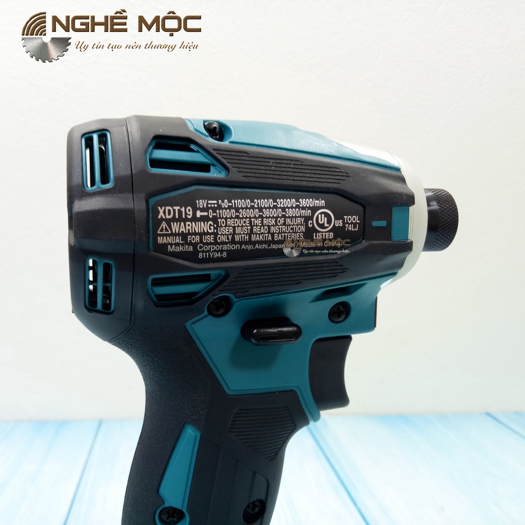 Máy bắt vít pin Makita XDT19 XDT13 XDT14 XDT16 USA TDT172 thân máy