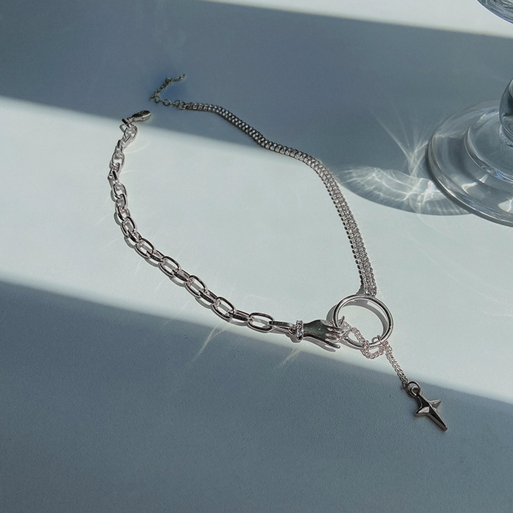 Dây chuyền mặt hình thánh giá thời trang phong cách hiphop mới mẻ