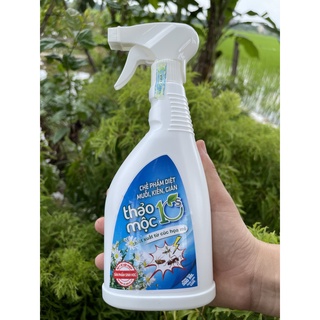 Bình Xịt Diệt Muỗi Kiến Gián Mối Sinh Học THẢO MỘC 10S Chai 500ml